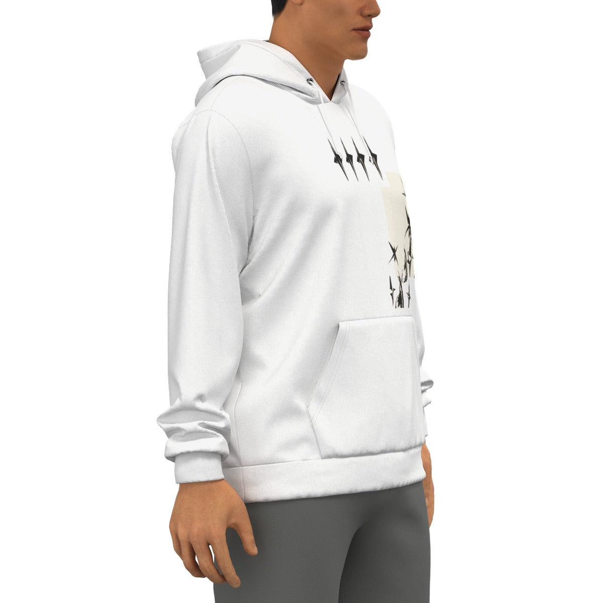 "who are you really"- hoodie design3