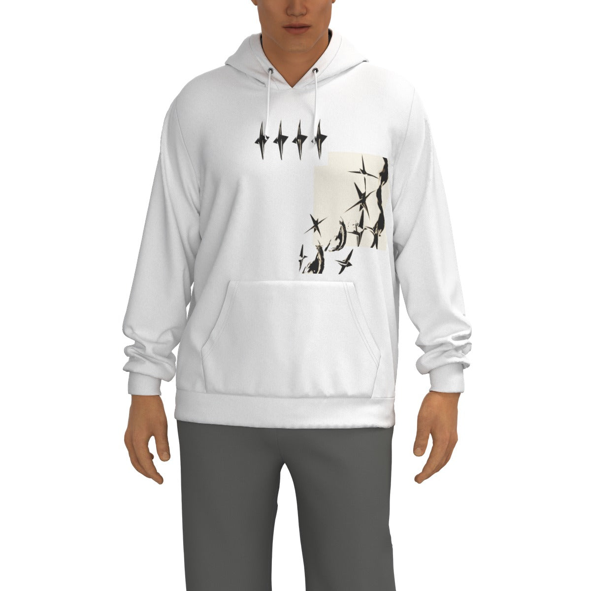 "who are you really"- hoodie design3