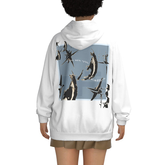 "who are you really"- hoodie design3