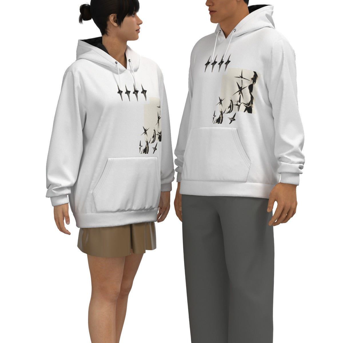 "who are you really"- hoodie design3