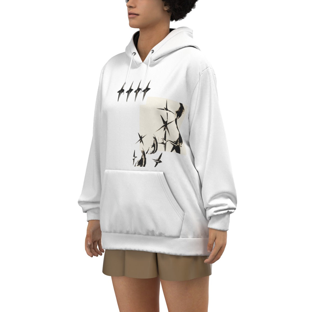 "who are you really"- hoodie design3