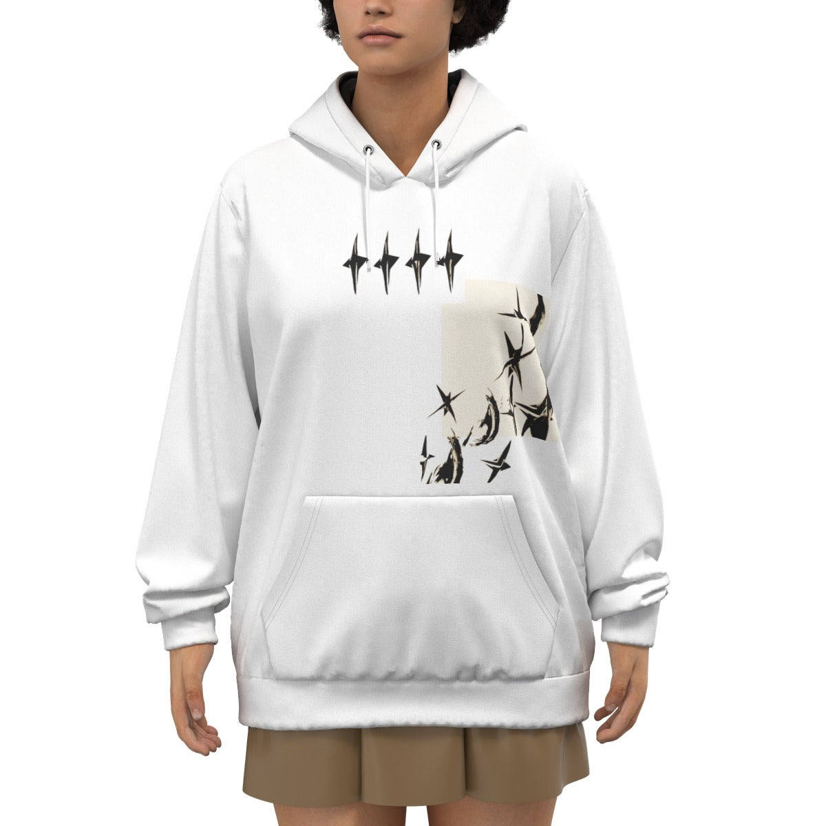 "who are you really"- hoodie design3